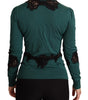 Dolce & Gabbana Green Wool Crewneck Sweater
