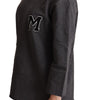 Dolce & Gabbana Gray Embroidered Women Pullover Sweater