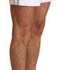 Maillot de bain élégant Dolce & Gabbana blanc à motif KING