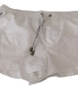 Maillot de bain élégant Dolce & Gabbana blanc à motif KING