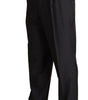 Dolce & Gabbana Gray Wool Blend Formal Trousers Pants