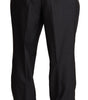 Dolce & Gabbana Gray Wool Blend Formal Trousers Pants