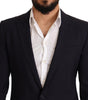 Dolce &amp; Gabbana Elegant Navy Martini Blazer by Renowned Tailors