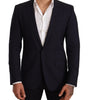Dolce &amp; Gabbana Elegant Navy Martini Blazer by Renowned Tailors