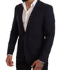 Dolce &amp; Gabbana Elegant Navy Martini Blazer by Renowned Tailors