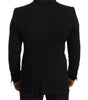 Dolce &amp; Gabbana Elegant Slim Fit Black Cotton Blazer