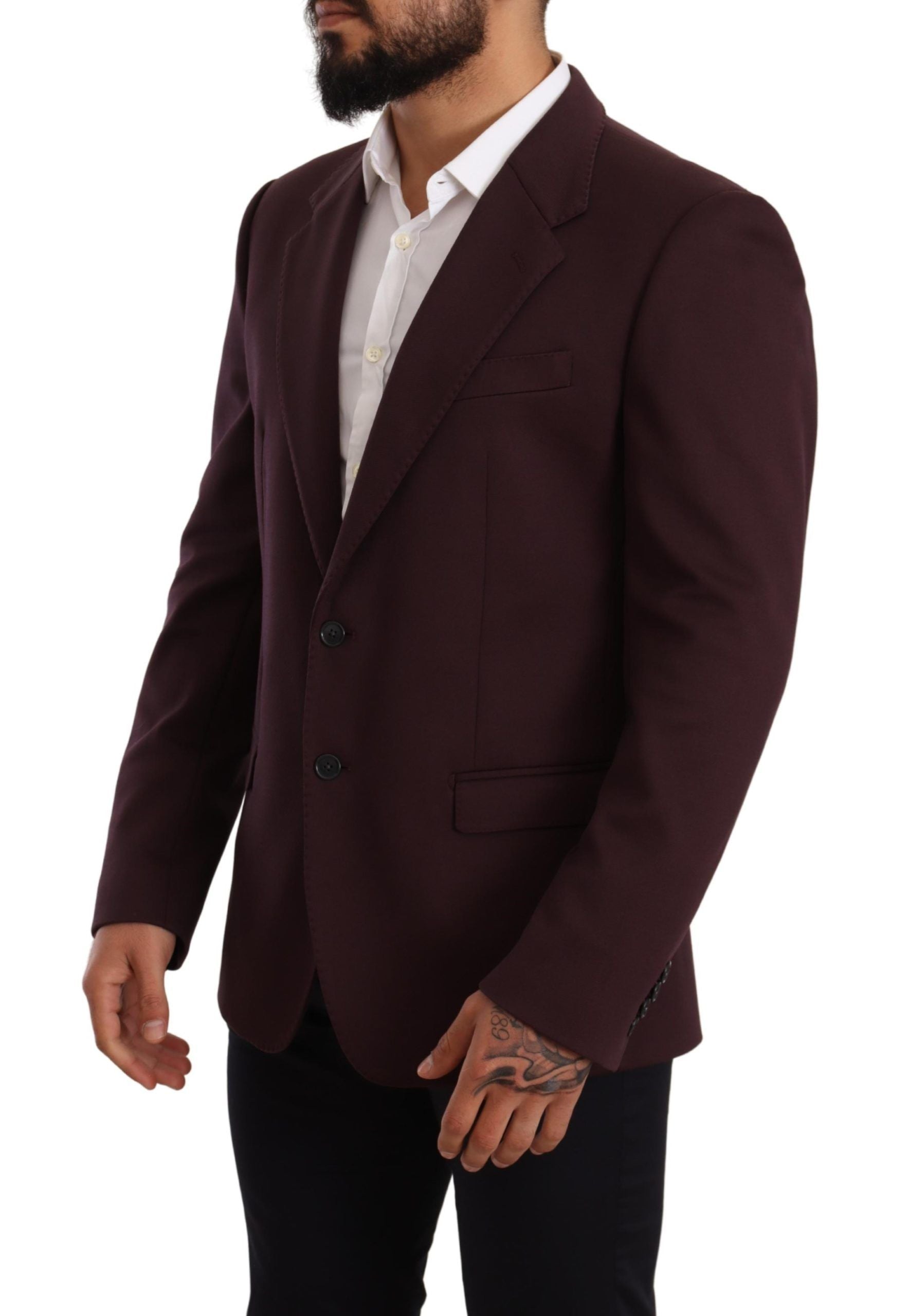 Dolce &amp; Gabbana Elegant Indigo Slim Fit Blazer for Men