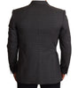 Dolce & Gabbana Gray Check Wool Slim Fit Blazer Jacket