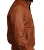 Dolce & Gabbana Brown Leather Lambskin Hooded Coat Jacket