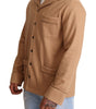 Dolce & Gabbana Brown Cotton Button Collared Coat Jacket