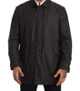 Dolce & Gabbana Black Polyester Mens Trench Coat Jacket