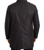 Dolce & Gabbana Black Polyester Mens Trench Coat Jacket