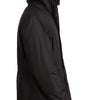 Dolce & Gabbana Black Hooded Mens Trench Coat Jacket
