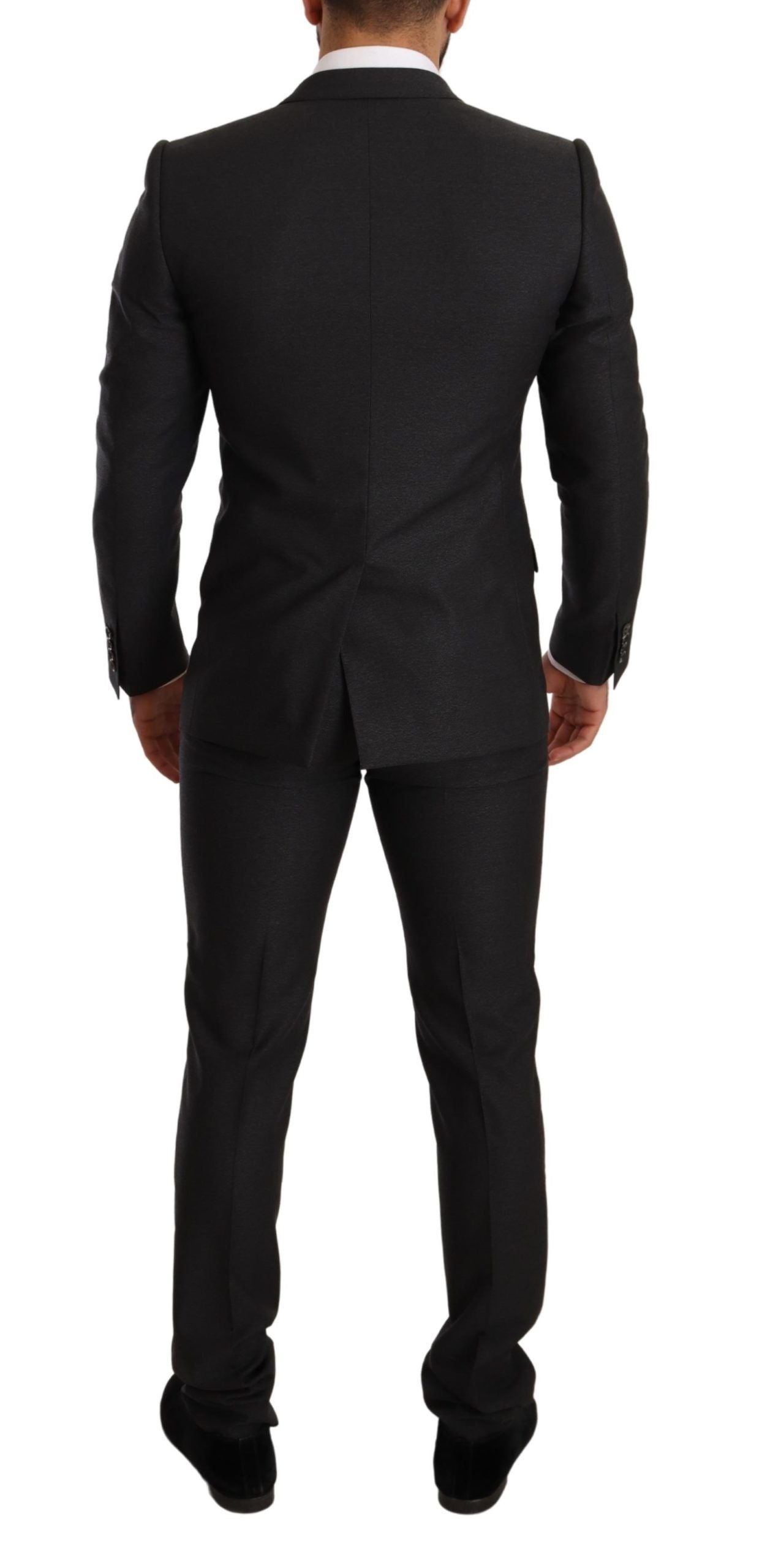 Costume élégant en laine Martini gris Dolce & Gabbana