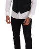 Dolce & Gabbana Black Cotton Single Breasted Waistcoat