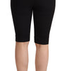 Dolce &amp; Gabbana Elegant High Waist Black Wool Shorts