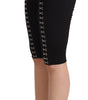 Dolce &amp; Gabbana Elegant High Waist Black Wool Shorts