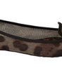Mocassins plats élégants à imprimé léopard Dolce & Gabbana