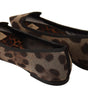 Mocassins plats élégants à imprimé léopard Dolce & Gabbana