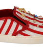 Mocassins cloutés à rayures Dolce & Gabbana