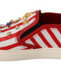 Mocassins cloutés à rayures Dolce & Gabbana