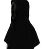 Dolce & Gabbana Elegant Black Hooded Scarf Wrap