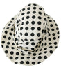 Dolce & Gabbana Chic Black Polka Dot Trilby Hat