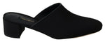 Sandales à enfiler Dolce & Gabbana Chic en gros-grain noir