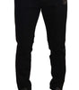 Dolce & Gabbana Black Skinny Fit Denim Side Band Jeans Pant