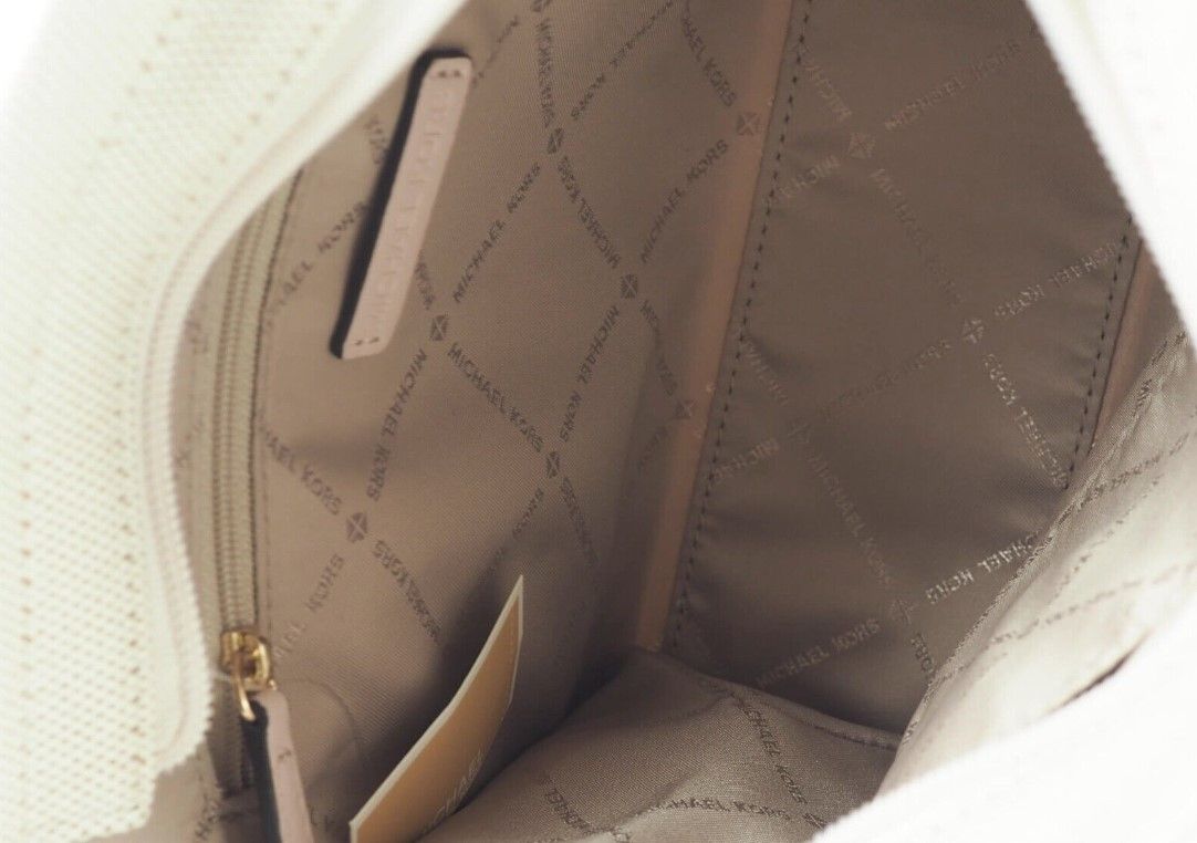Sac à main bandoulière Michael Kors Mirella Small Powder Blush en toile