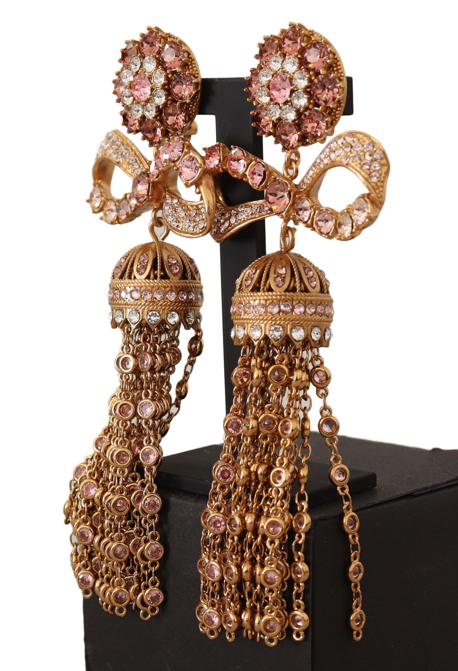 Boucles d'oreilles élégantes en or antique Dolce &amp; Gabbana