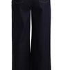 Dolce &amp; Gabbana Elegant Dark Blue Flare Denim Jeans