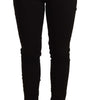 Dolce &amp; Gabbana Chic Black Mid-Waist Skinny Denim Jeans