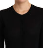 Dolce & Gabbana Black Crewneck Pullover STAFF Sweater Wool