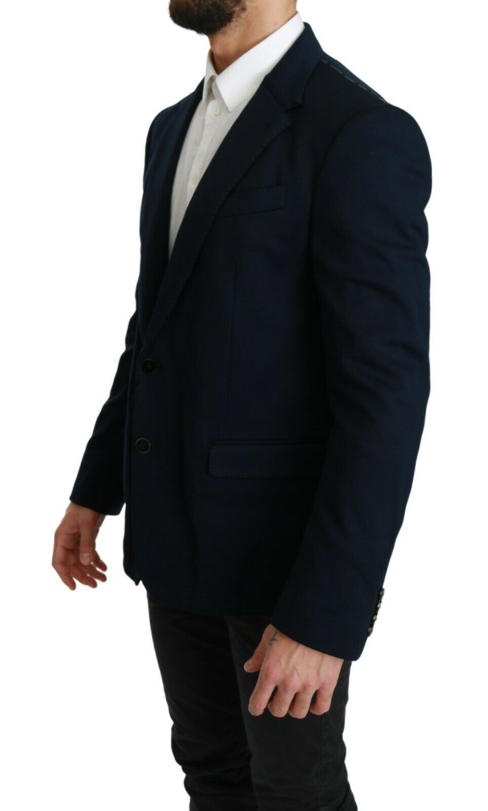 Dolce &amp; Gabbana Elegant Slim Fit Dark Blue Men's Blazer