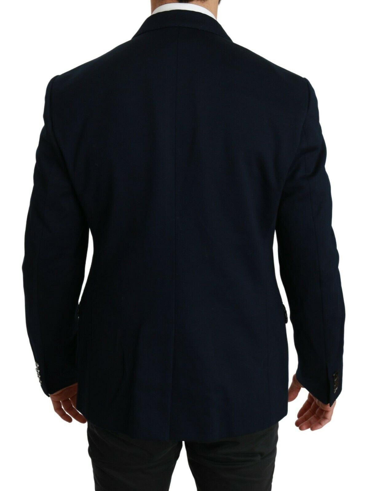 Dolce &amp; Gabbana Elegant Slim Fit Dark Blue Men's Blazer