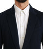 Dolce &amp; Gabbana Elegant Slim Fit Dark Blue Men's Blazer