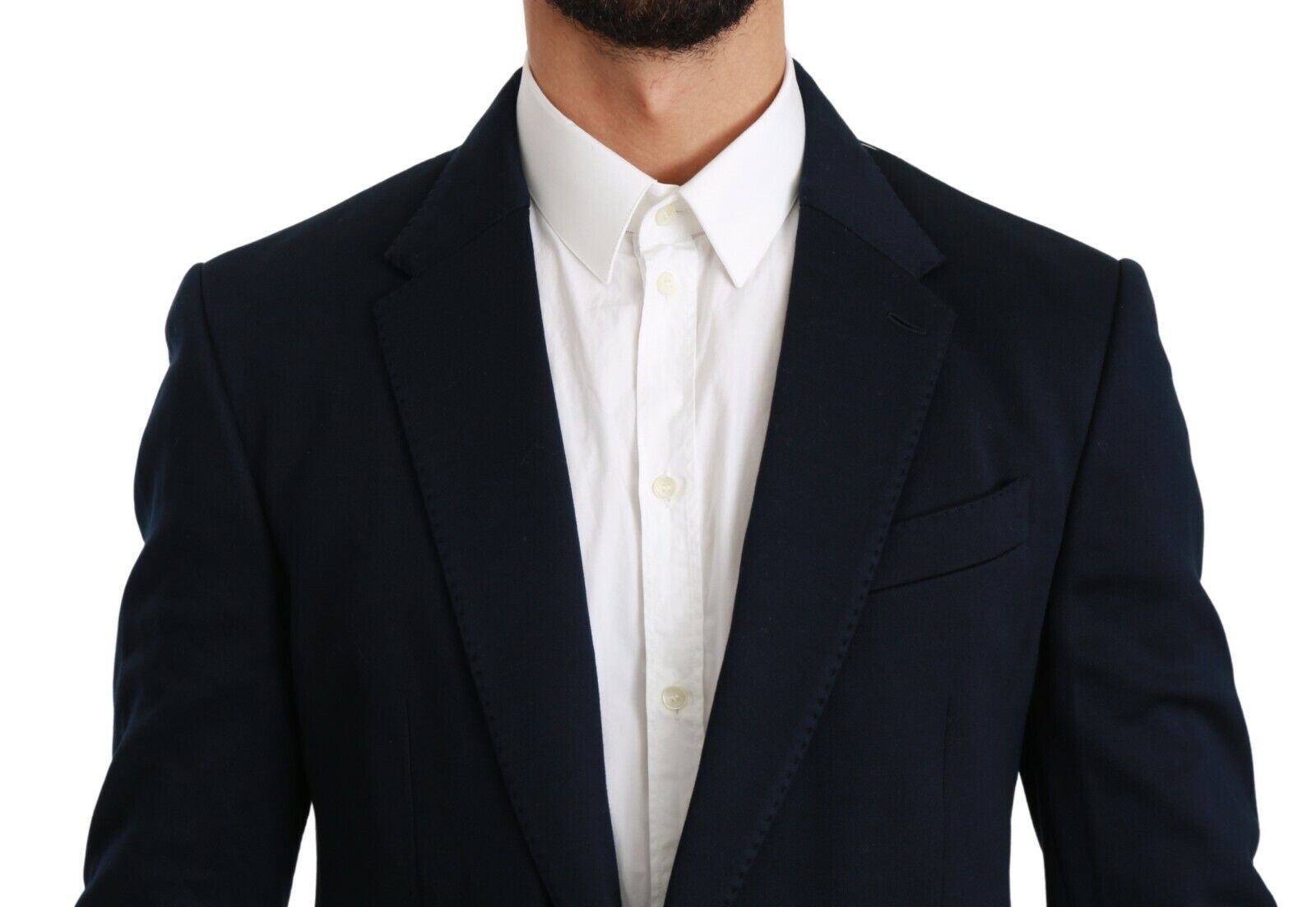 Dolce &amp; Gabbana Elegant Slim Fit Dark Blue Men's Blazer