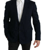 Dolce &amp; Gabbana Elegant Slim Fit Dark Blue Men's Blazer
