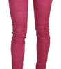 Dolce &amp; Gabbana Chic Pink Mid Waist Skinny Pants