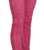 Dolce &amp; Gabbana Chic Pink Mid Waist Skinny Pants