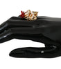 Dolce & Gabbana Elegant Canine-Inspired Gold Tone Ring