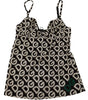 Débardeur caraco à imprimé logo Dolce &amp; Gabbana Chic
