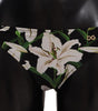 Dolce & Gabbana Elegant Lily-Print Bikini Bottom