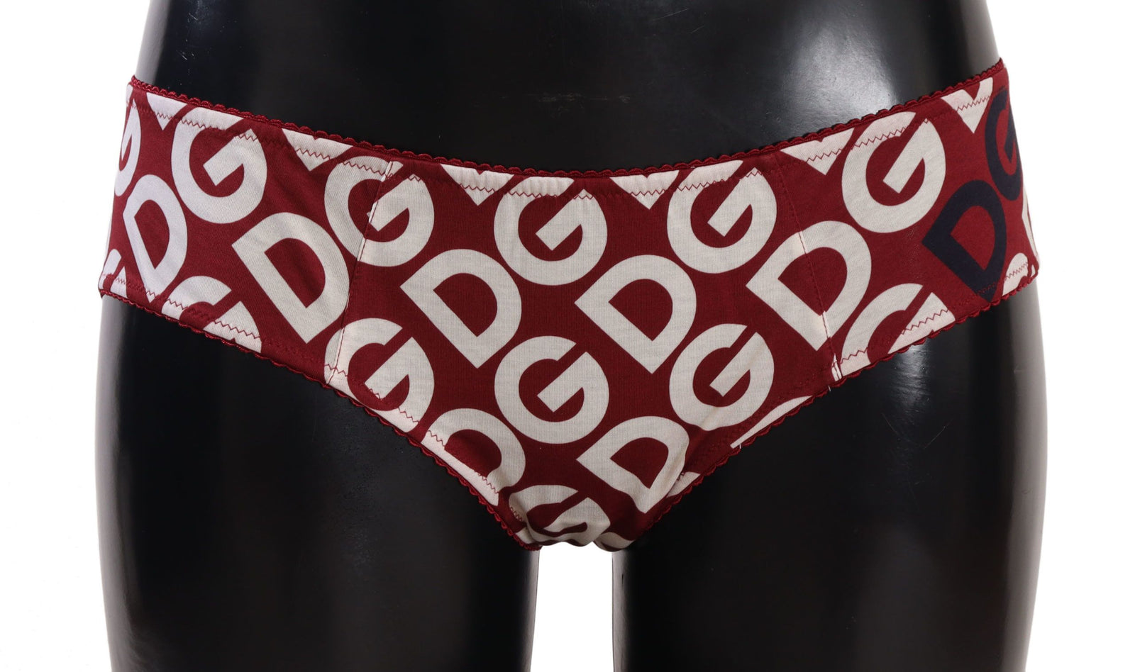 Bas de bain Dolce &amp; Gabbana Chic Bordeaux Blanc Logo