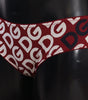 Bas de bain Dolce &amp; Gabbana Chic Bordeaux Blanc Logo