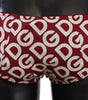 Bas de bain Dolce &amp; Gabbana Chic Bordeaux Blanc Logo