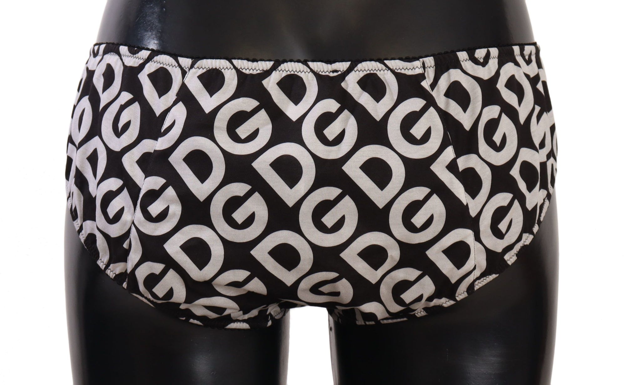 Bas Dolce &amp; Gabbana Chic imprimé logo DG noir et blanc