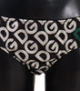 Bas Dolce &amp; Gabbana Chic imprimé logo DG noir et blanc