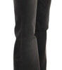 Dolce &amp; Gabbana Svelte Mid Waist Flared Black Denim